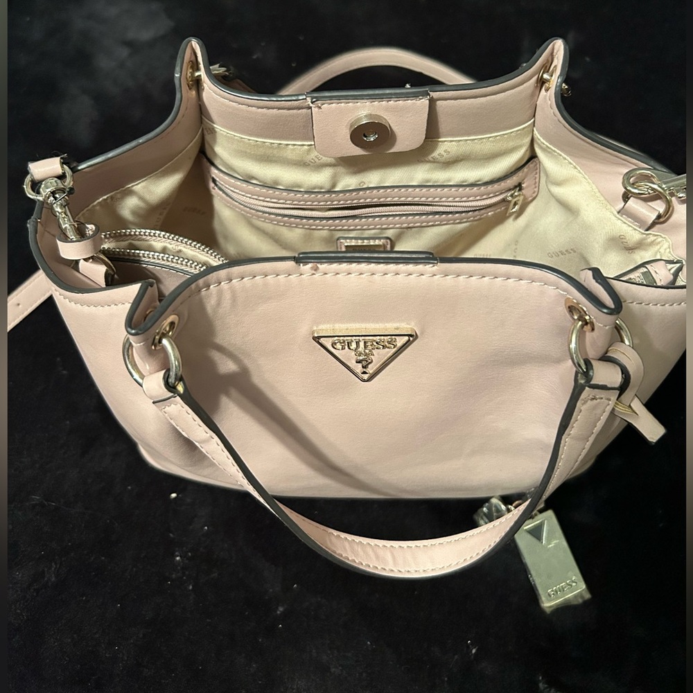 Light pink Guess purse